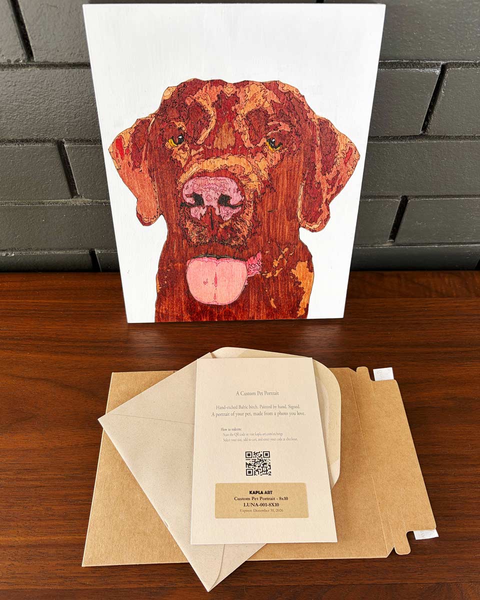 Gift a Custom Pet Portrait
